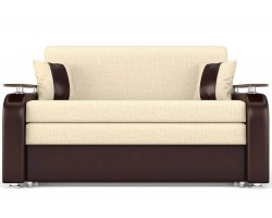 Прямой диван из рогожки Леонард