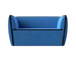 Прямой диван из велюра Бергамо 2