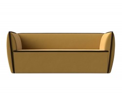 Прямой диван из велюра Бергамо 3